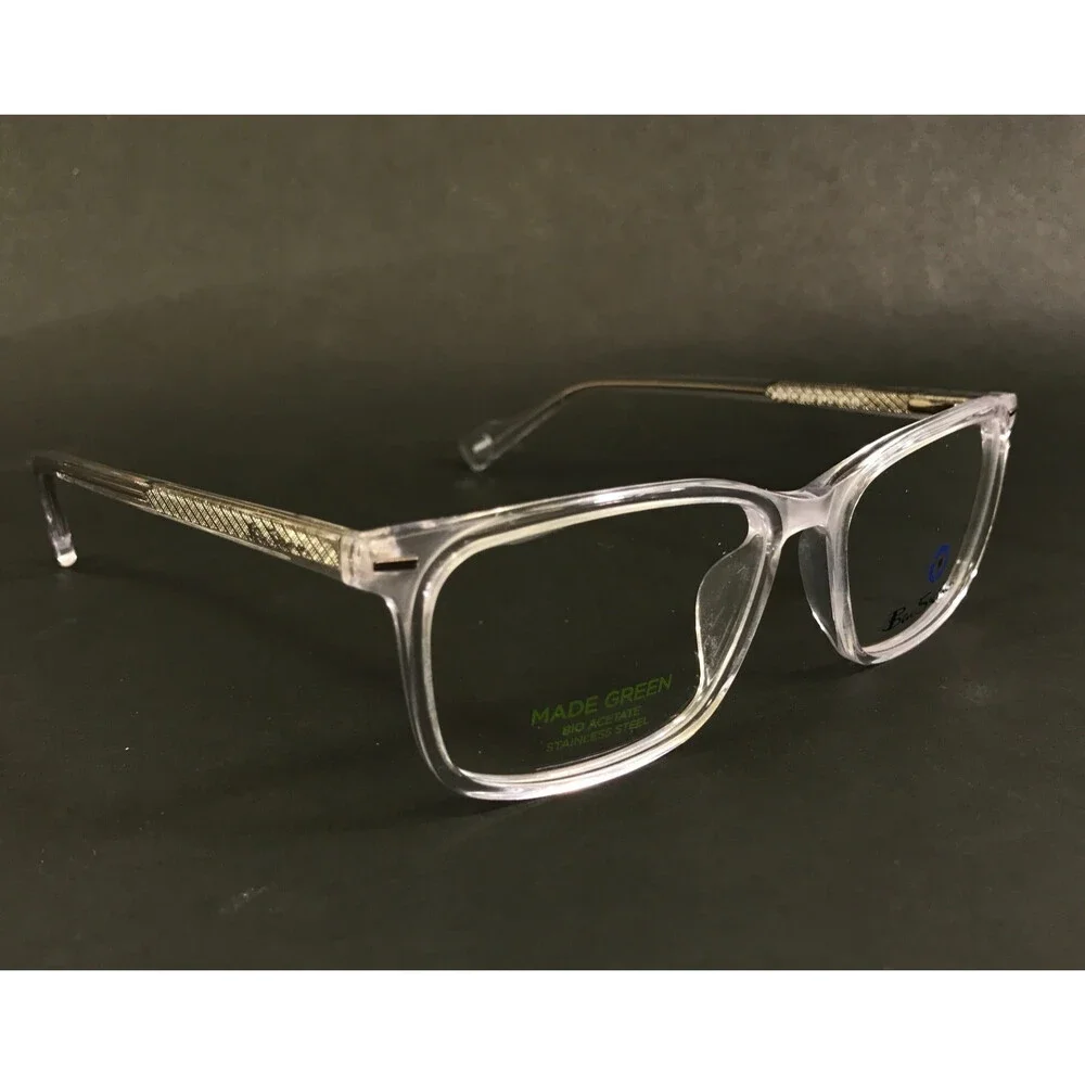 Ben Sherman Eyeglasses Frames SOUTH C03 Crystal Rectangle Full Rim 54-16-145